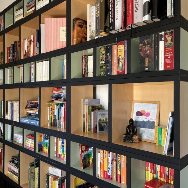 Upcycling-Regalsystem